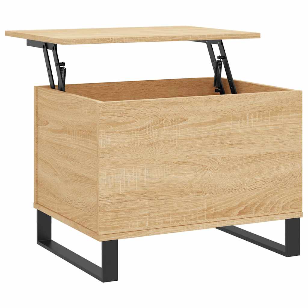 Coffee Table Sonoma Oak 60x44,5x45 cm Engineered Wood