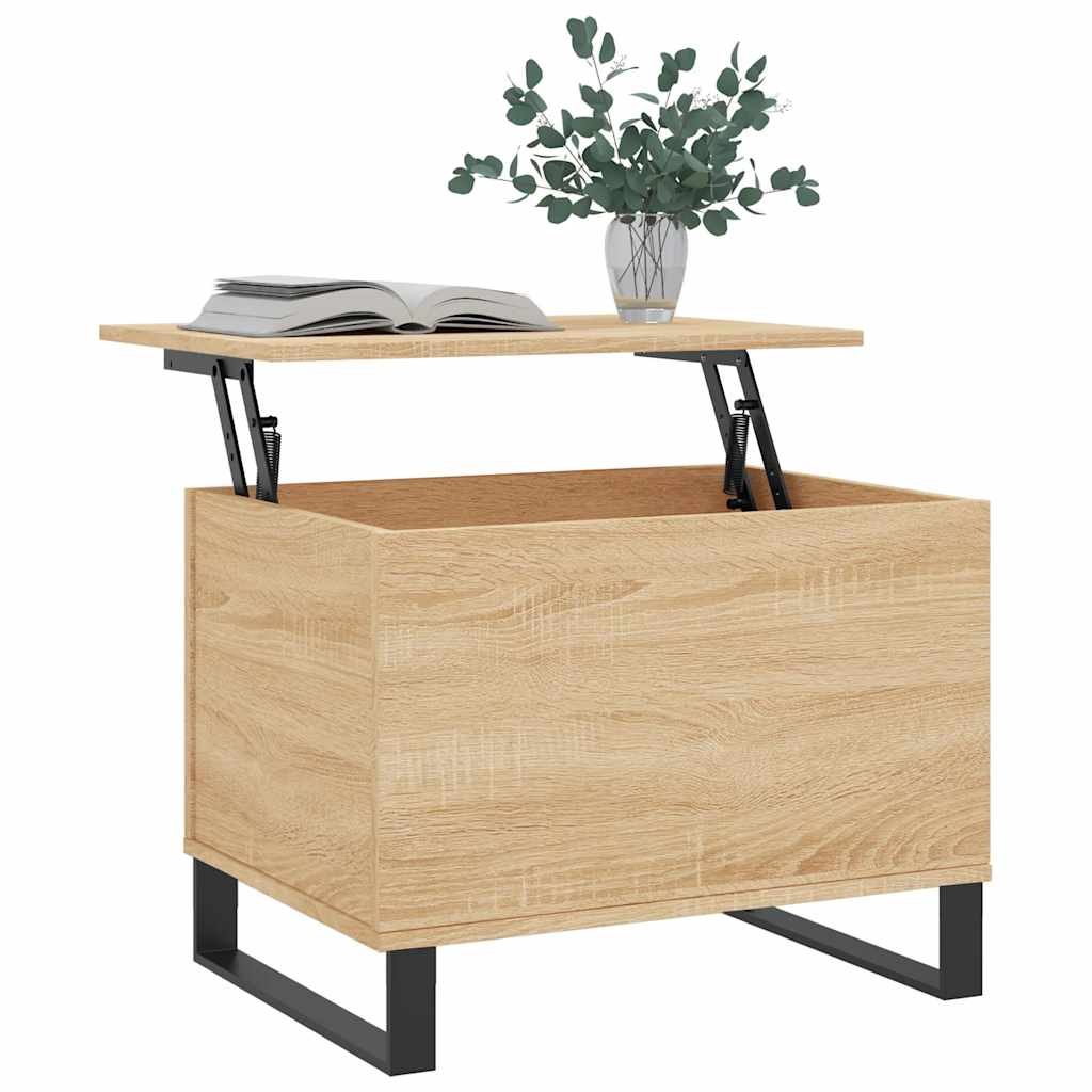 Coffee Table Sonoma Oak 60x44,5x45 cm Engineered Wood