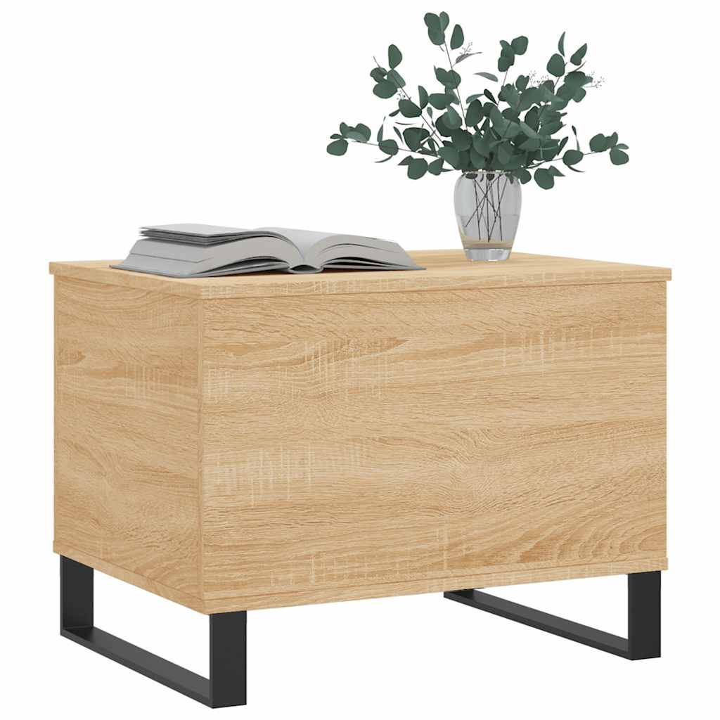 Coffee Table Sonoma Oak 60x44,5x45 cm Engineered Wood