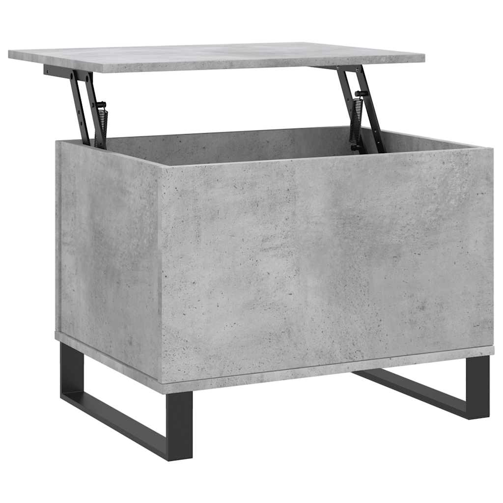 Coffee Table Concrete Grey 60x44,5x45 cm Engineered Wood