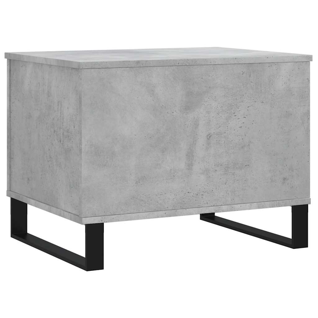 Coffee Table Concrete Grey 60x44,5x45 cm Engineered Wood