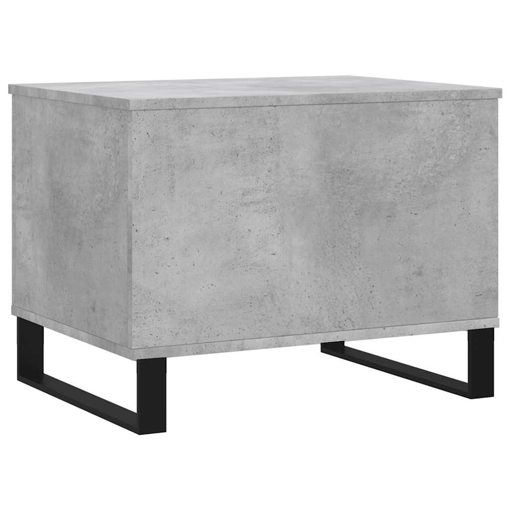 Coffee Table Concrete Grey 60x44,5x45 cm Engineered Wood