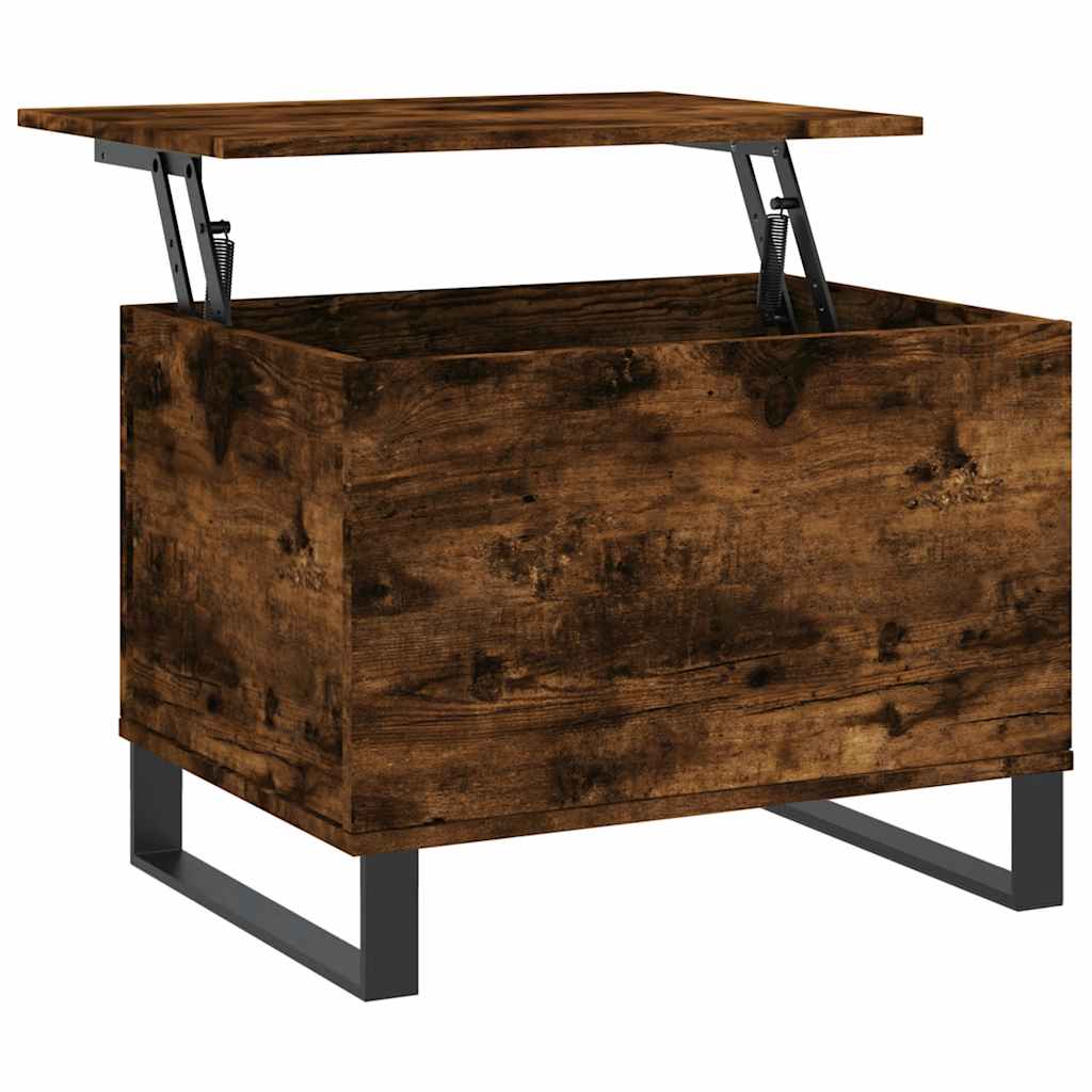 Coffee Table Smoked Oak 60x44,5x45 cm Engineered Wood