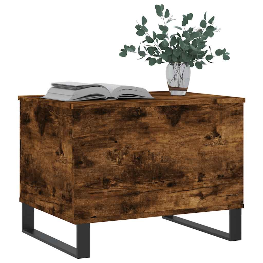 Coffee Table Smoked Oak 60x44,5x45 cm Engineered Wood