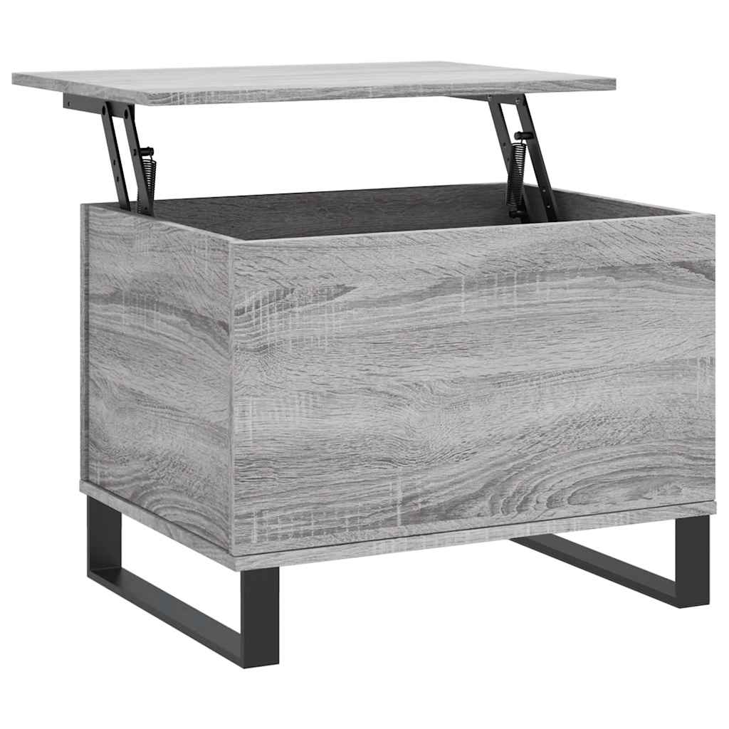 Coffee Table Grey Sonoma 60x44,5x45 cm Engineered Wood