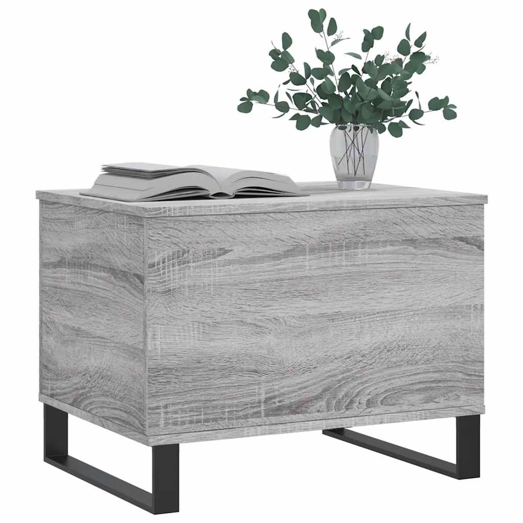 Coffee Table Grey Sonoma 60x44,5x45 cm Engineered Wood