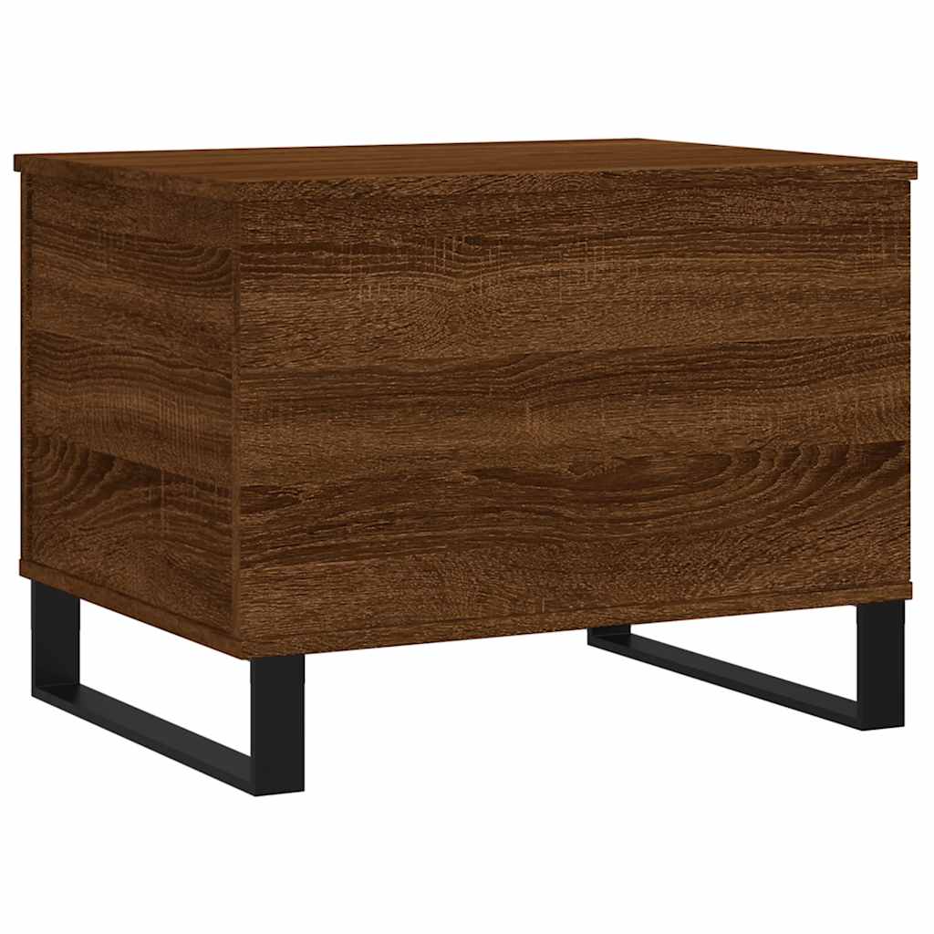 Coffee Table Brown Oak 60x44,5x45 cm Engineered Wood