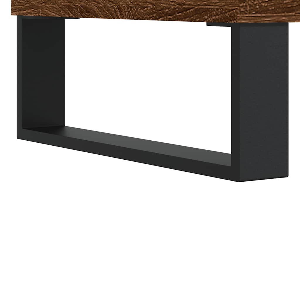 Coffee Table Brown Oak 60x44,5x45 cm Engineered Wood