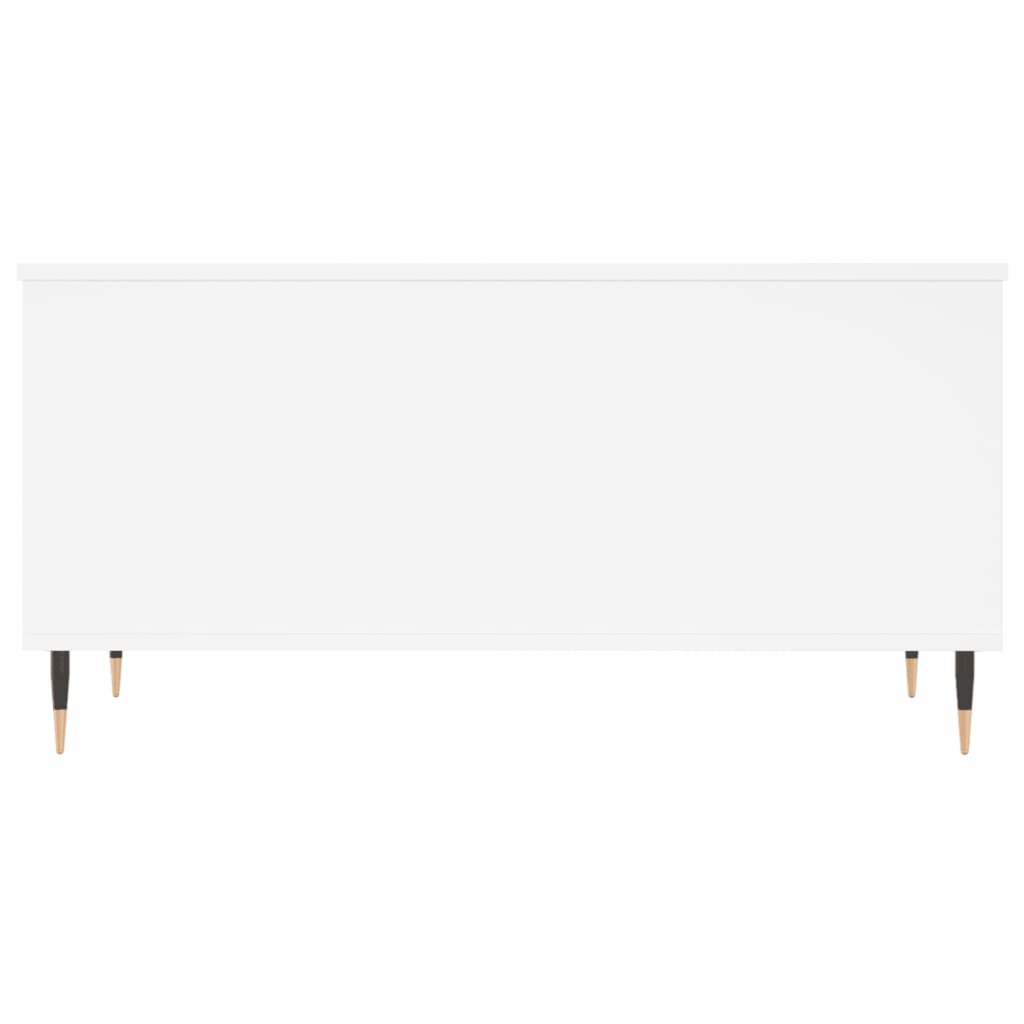 Coffee Table White 90x44,5x45 cm Engineered Wood