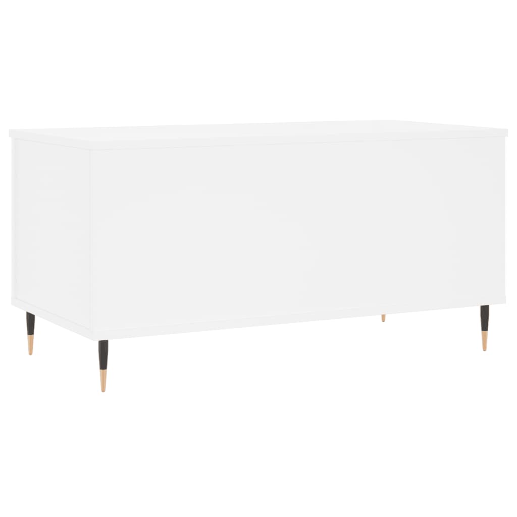 Coffee Table White 90x44,5x45 cm Engineered Wood