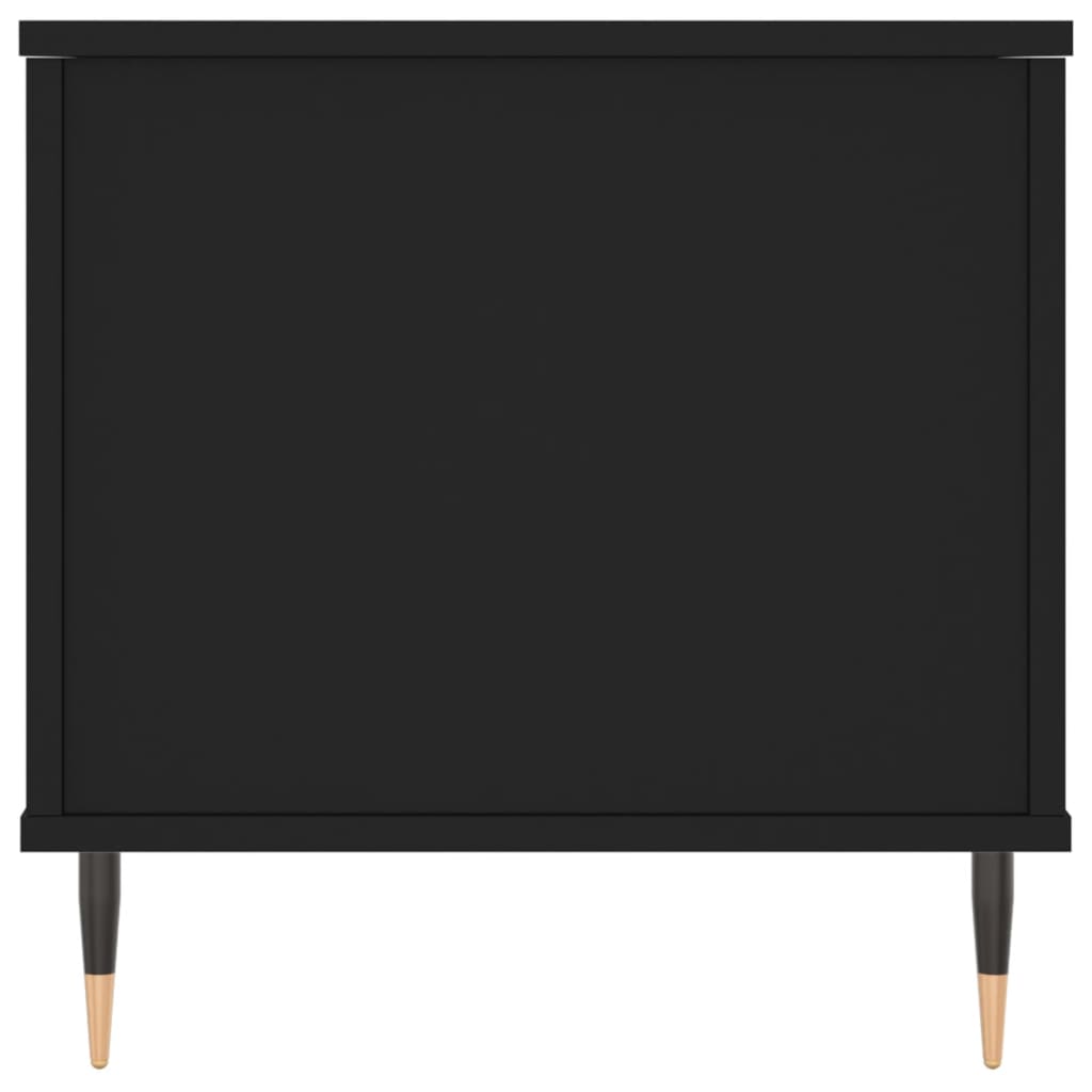 Coffee Table Black 90x44,5x45 cm Engineered Wood
