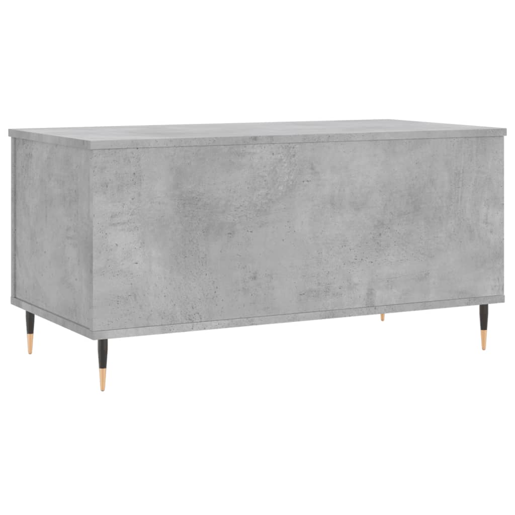 Coffee Table Concrete Grey 90x44,5x45 cm Engineered Wood