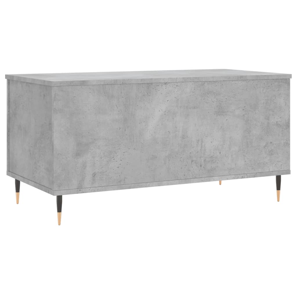 Coffee Table Concrete Grey 90x44,5x45 cm Engineered Wood