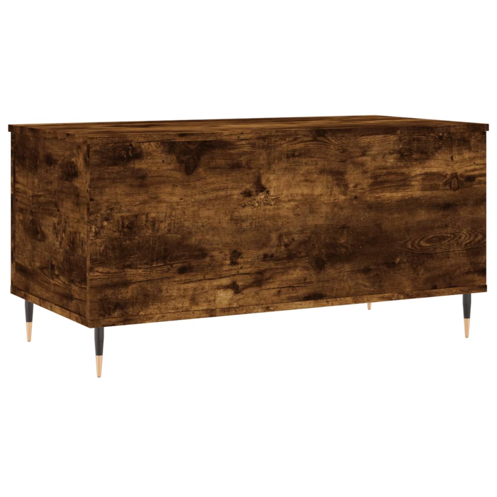Coffee Table Smoked Oak 90x44,5x45 cm Engineered Wood