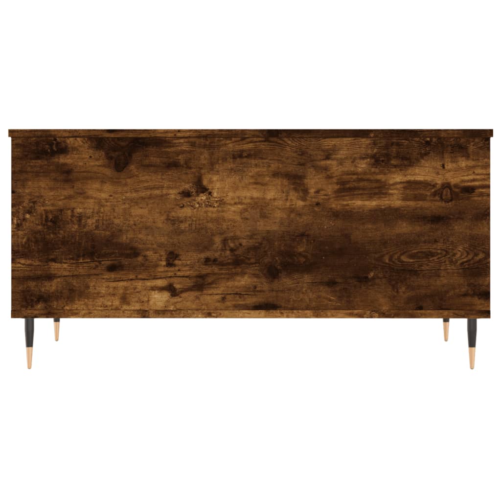 Coffee Table Smoked Oak 90x44,5x45 cm Engineered Wood
