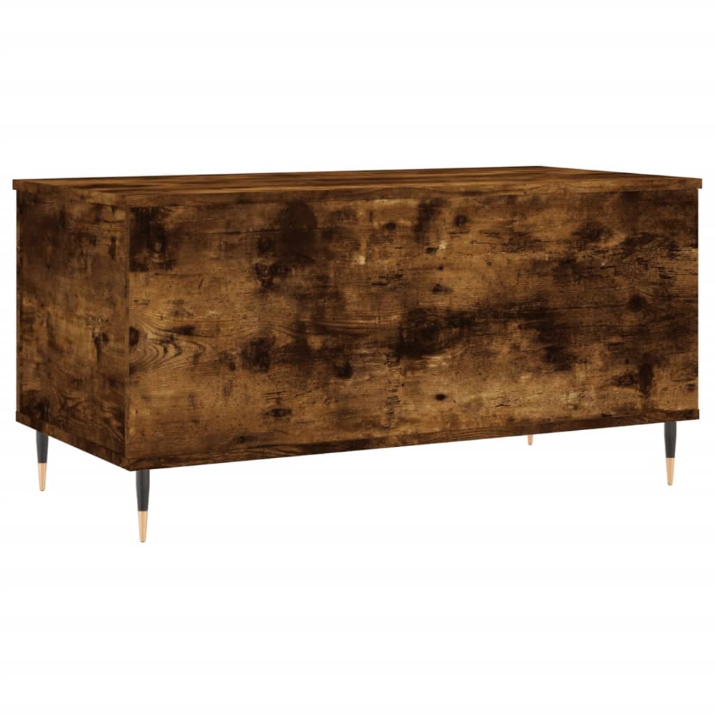 Coffee Table Smoked Oak 90x44,5x45 cm Engineered Wood