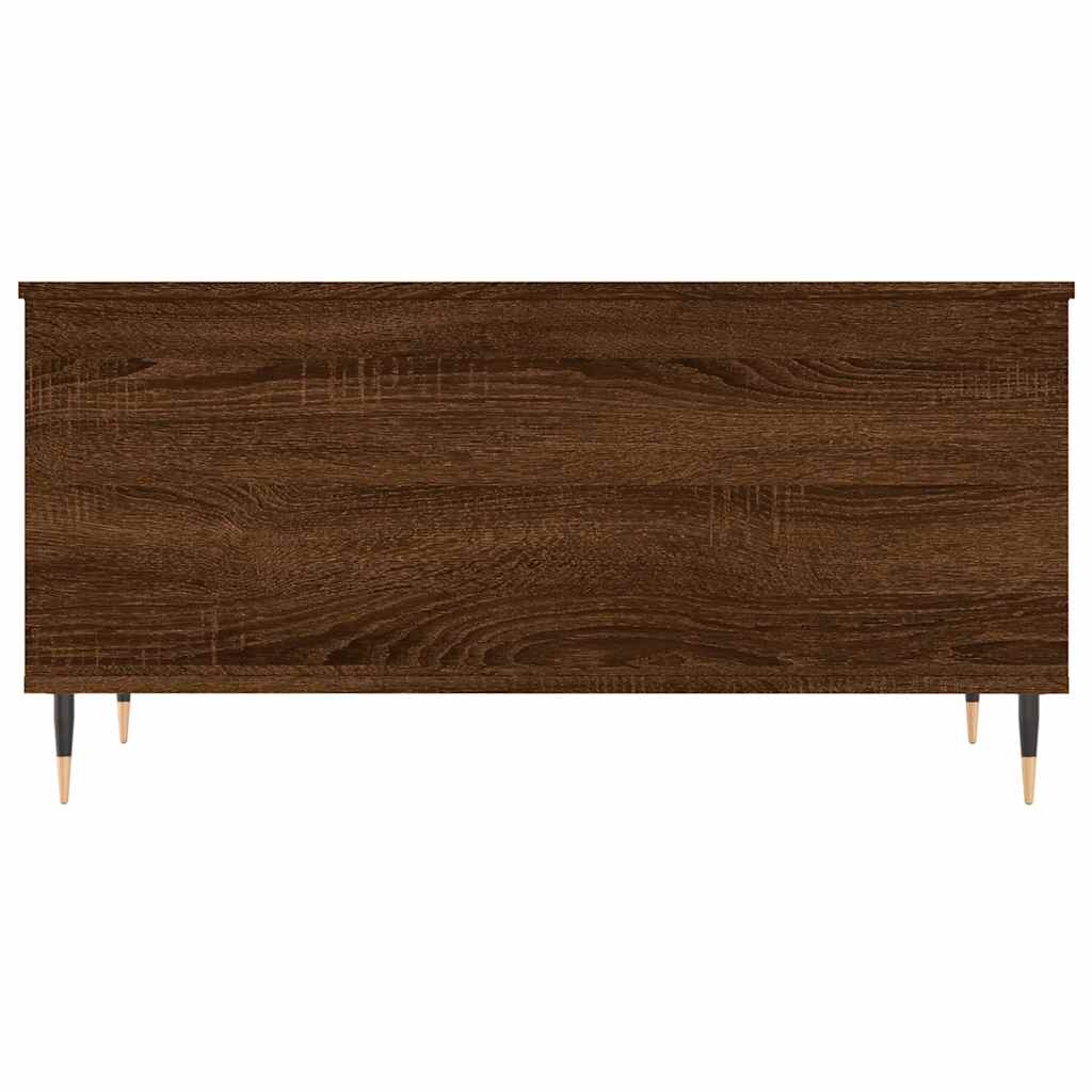 Coffee Table Brown Oak 90x44,5x45 cm Engineered Wood
