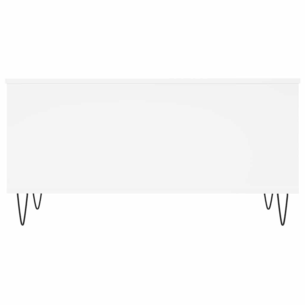 Coffee Table White 90x44,5x45 cm Engineered Wood