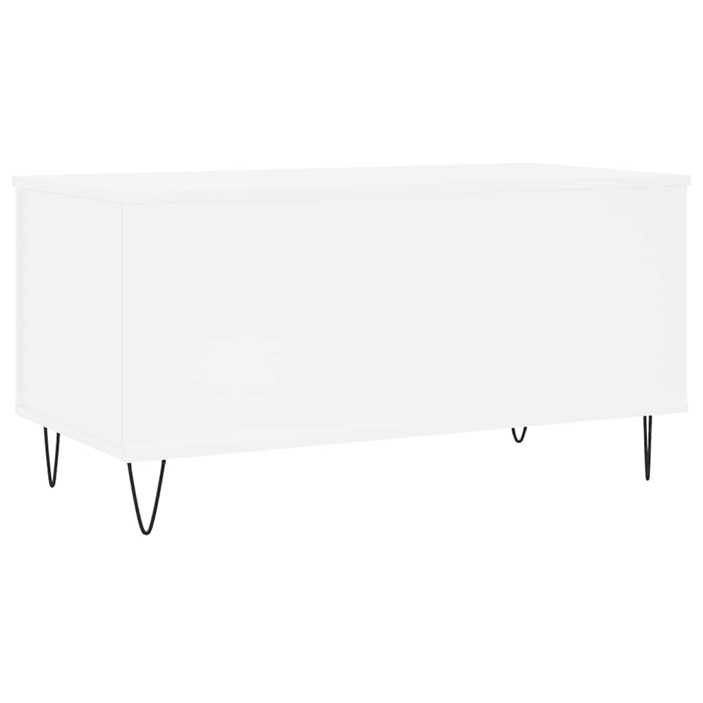 Coffee Table White 90x44,5x45 cm Engineered Wood