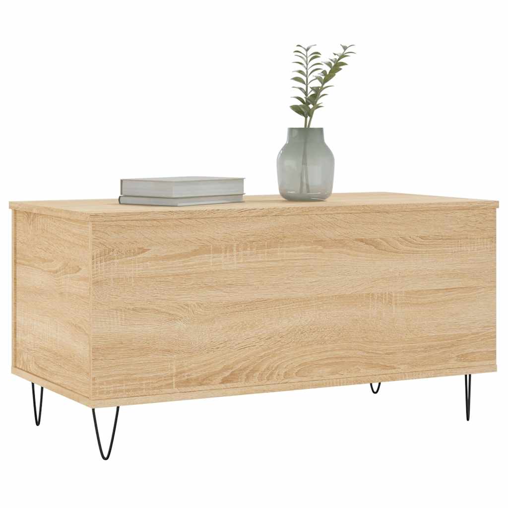 Coffee Table Sonoma Oak 90x44,5x45 cm Engineered Wood
