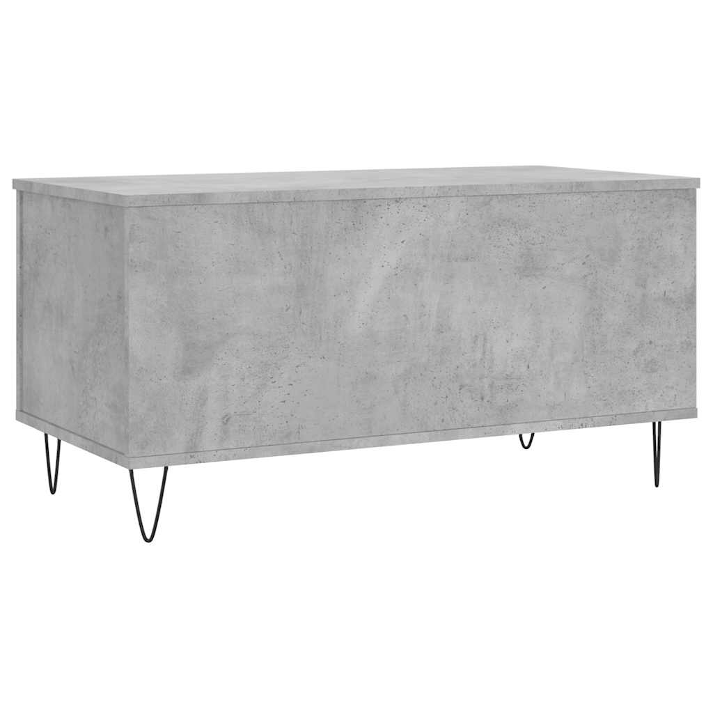 Coffee Table Concrete Grey 90x44,5x45 cm Engineered Wood