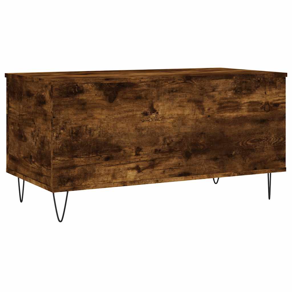 Coffee Table Smoked Oak 90x44,5x45 cm Engineered Wood