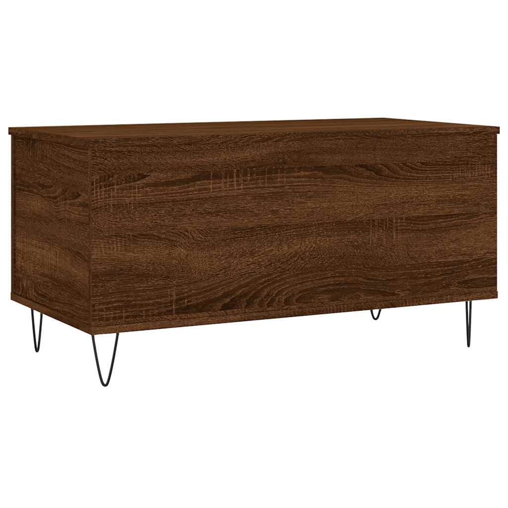 Coffee Table Brown Oak 90x44,5x45 cm Engineered Wood