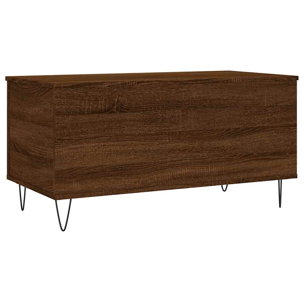 Coffee Table Brown Oak 90x44,5x45 cm Engineered Wood