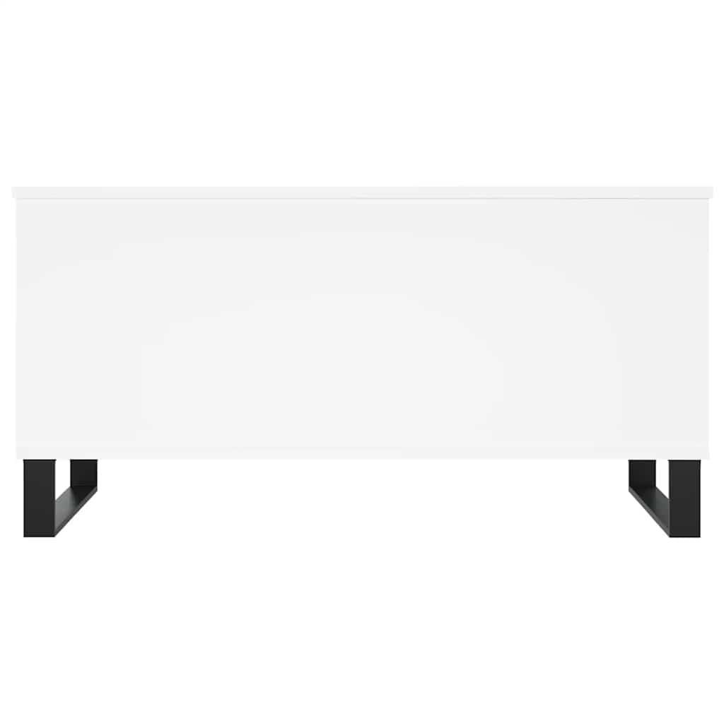 Coffee Table White 90x44.5x45 cm Engineered Wood