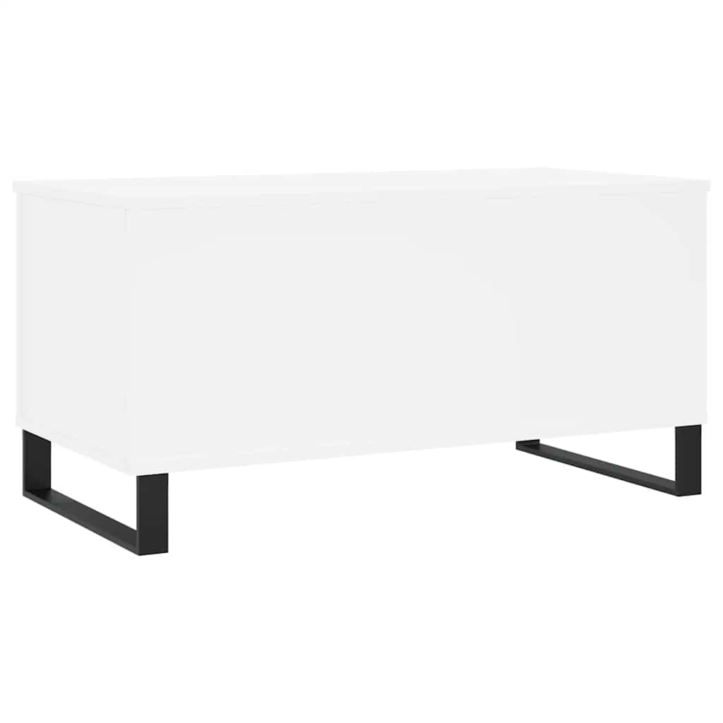 Coffee Table White 90x44,5x45 cm Engineered Wood