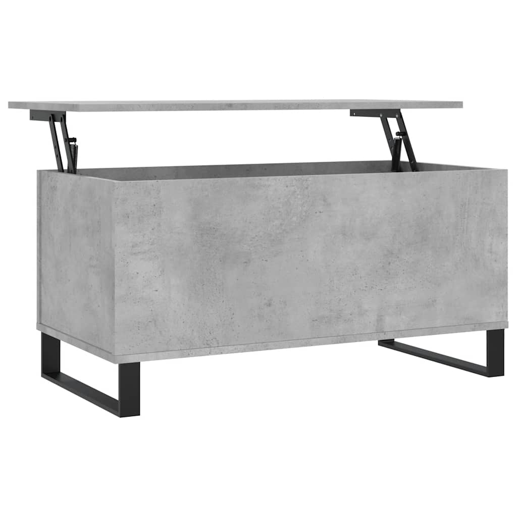 Coffee Table Concrete Grey 90x44.5x45 cm Engineered Wood