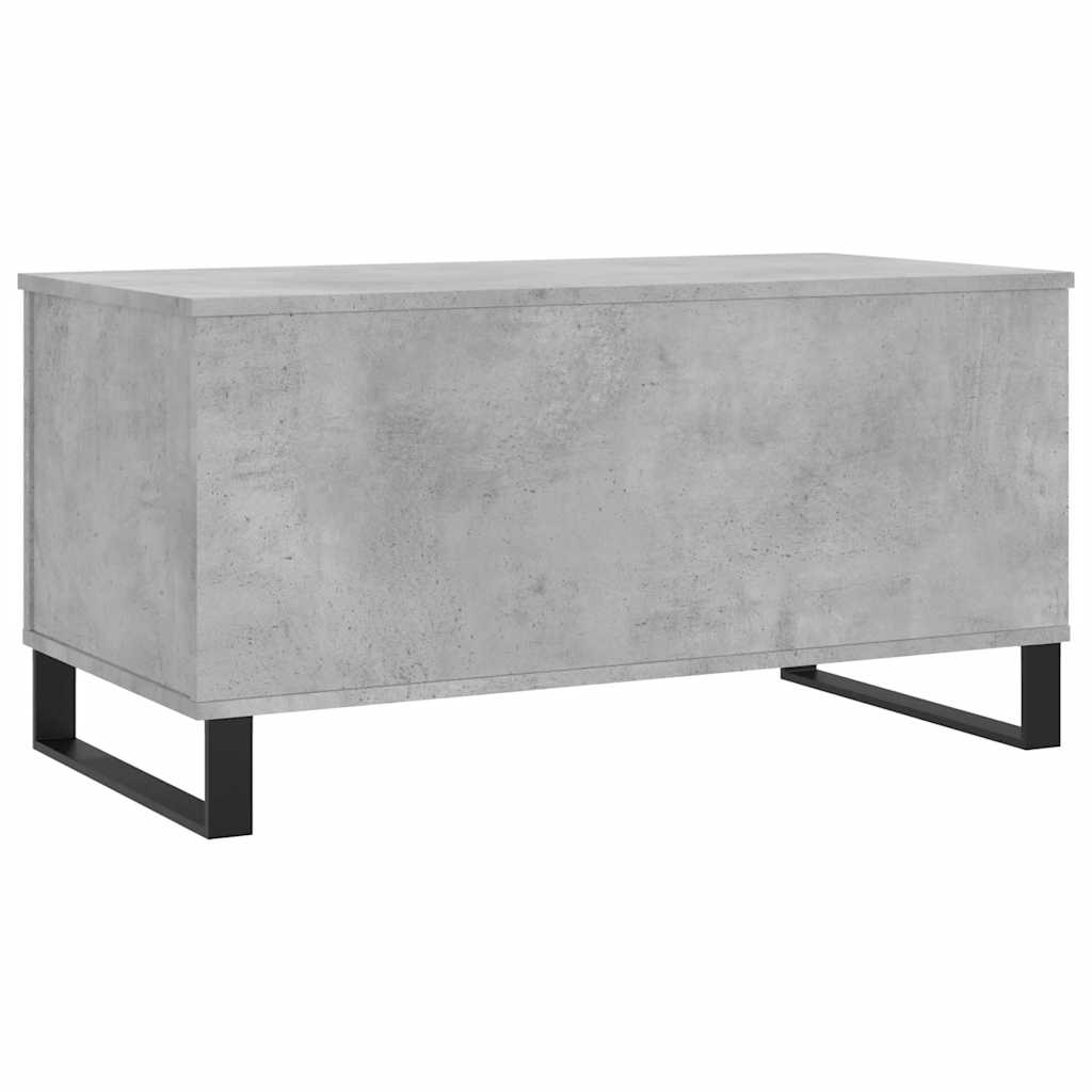 Coffee Table Concrete Grey 90x44,5x45 cm Engineered Wood