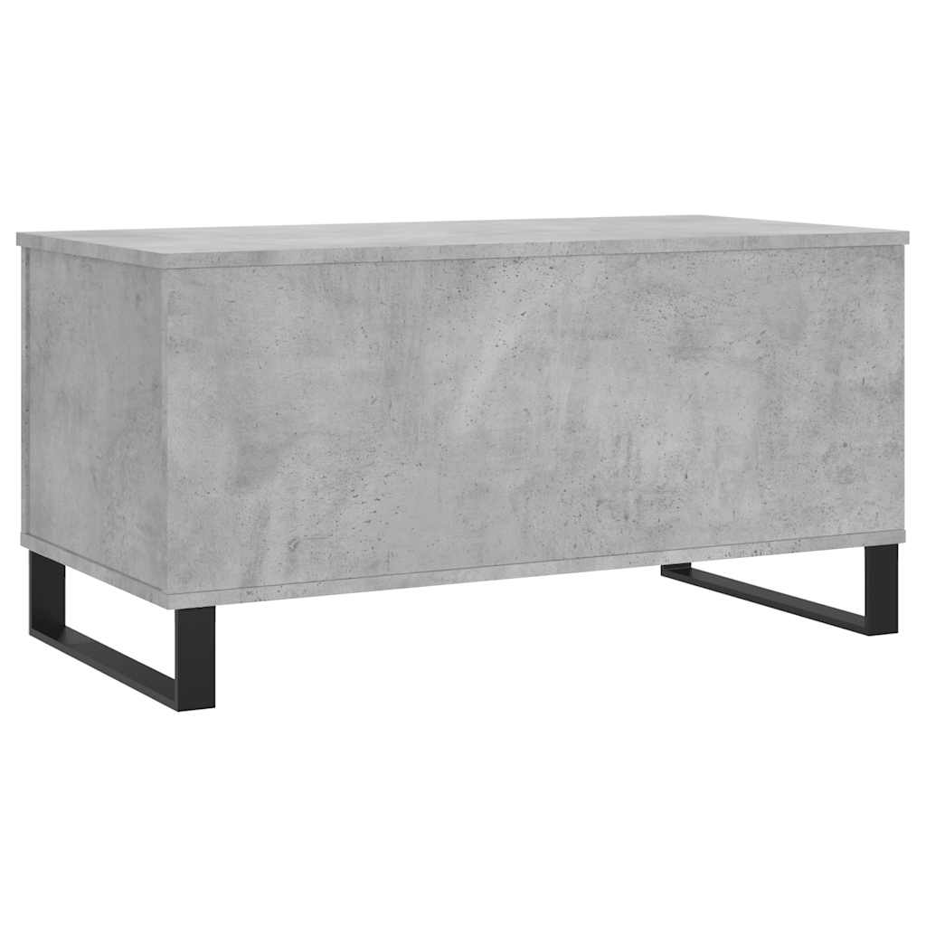 Coffee Table Concrete Grey 90x44,5x45 cm Engineered Wood