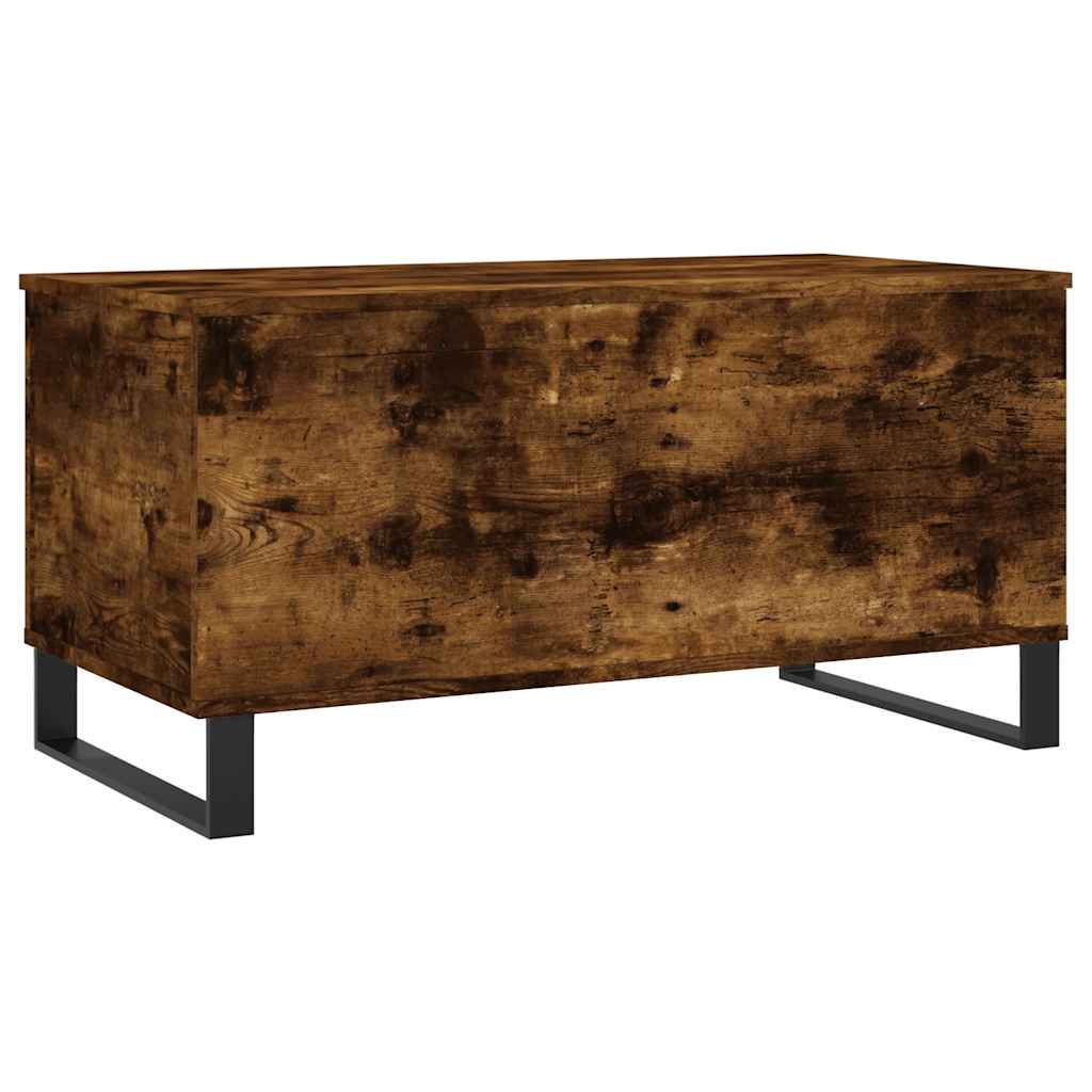 Coffee Table Smoked Oak 90x44,5x45 cm Engineered Wood