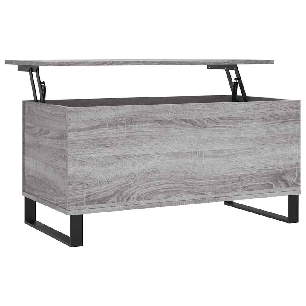 Coffee Table Grey Sonoma 90x44,5x45 cm Engineered Wood