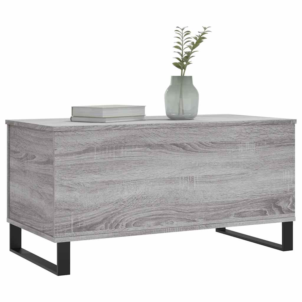 Coffee Table Grey Sonoma 90x44,5x45 cm Engineered Wood