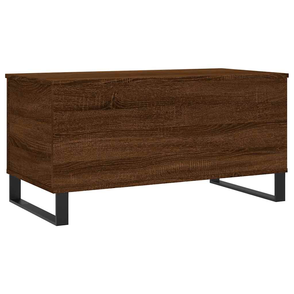Coffee Table Brown Oak 90x44,5x45 cm Engineered Wood