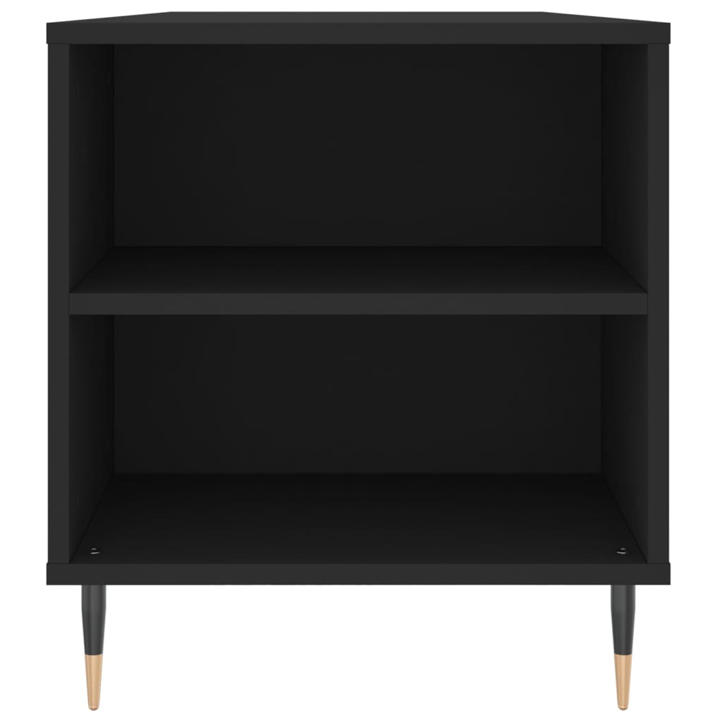 Coffee Table Black 102x44,5x50 cm Engineered Wood
