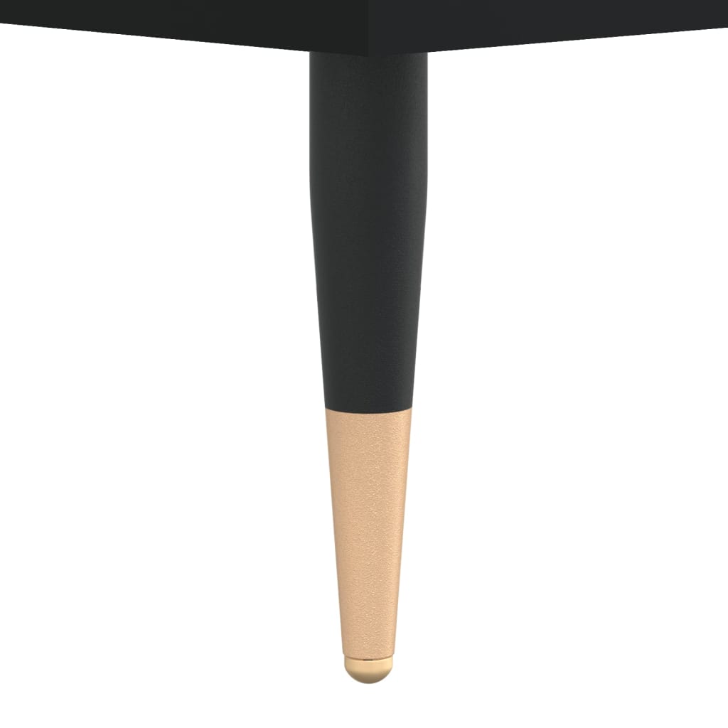 Coffee Table Black 102x44,5x50 cm Engineered Wood