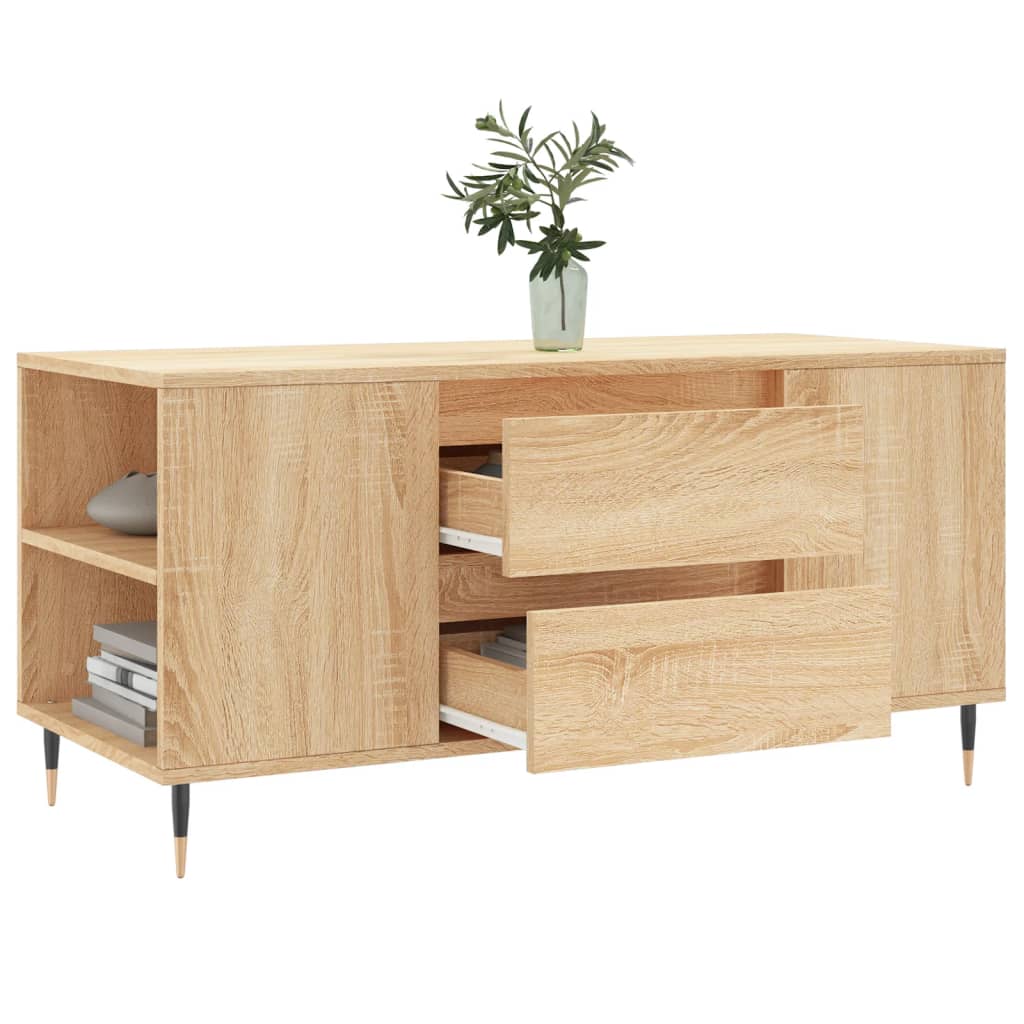 Coffee Table Sonoma Oak 102x44,5x50 cm Engineered Wood