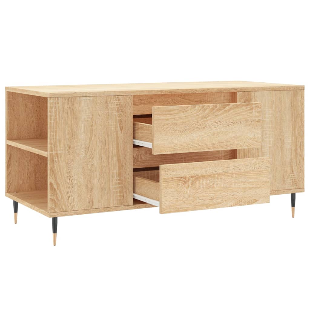Coffee Table Sonoma Oak 102x44,5x50 cm Engineered Wood