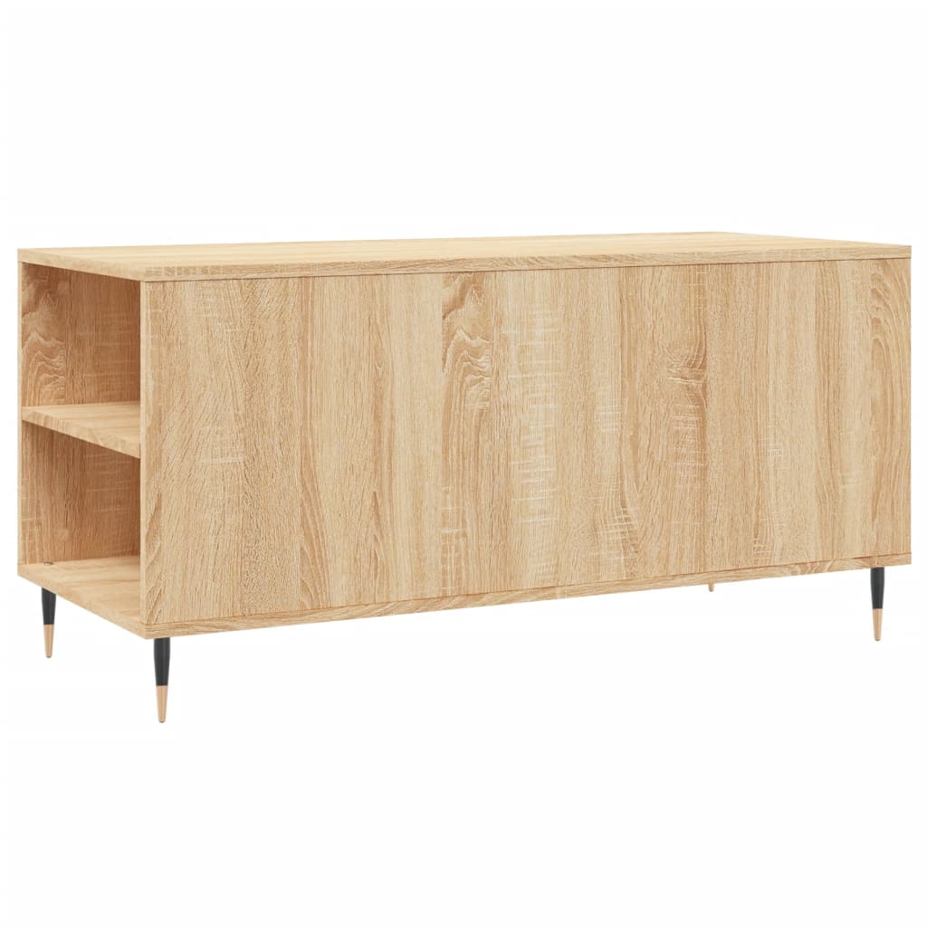 Coffee Table Sonoma Oak 102x44,5x50 cm Engineered Wood