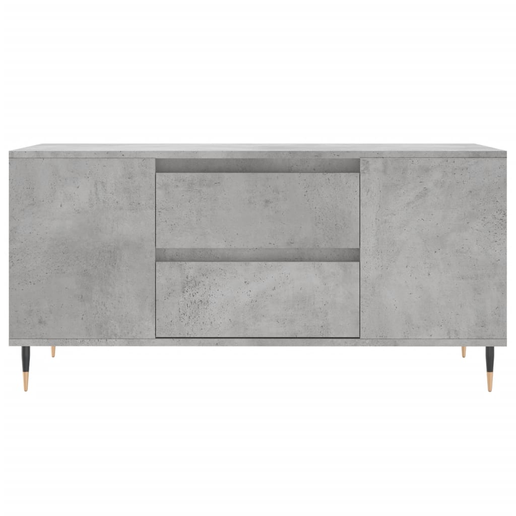 vidaXL Coffee Table Concrete Grey 102x44.5x50 cm Engineered Wood