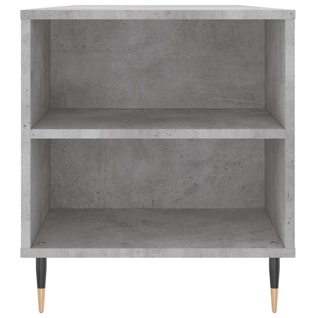 Coffee Table Concrete Grey 102x44,5x50 cm Engineered Wood
