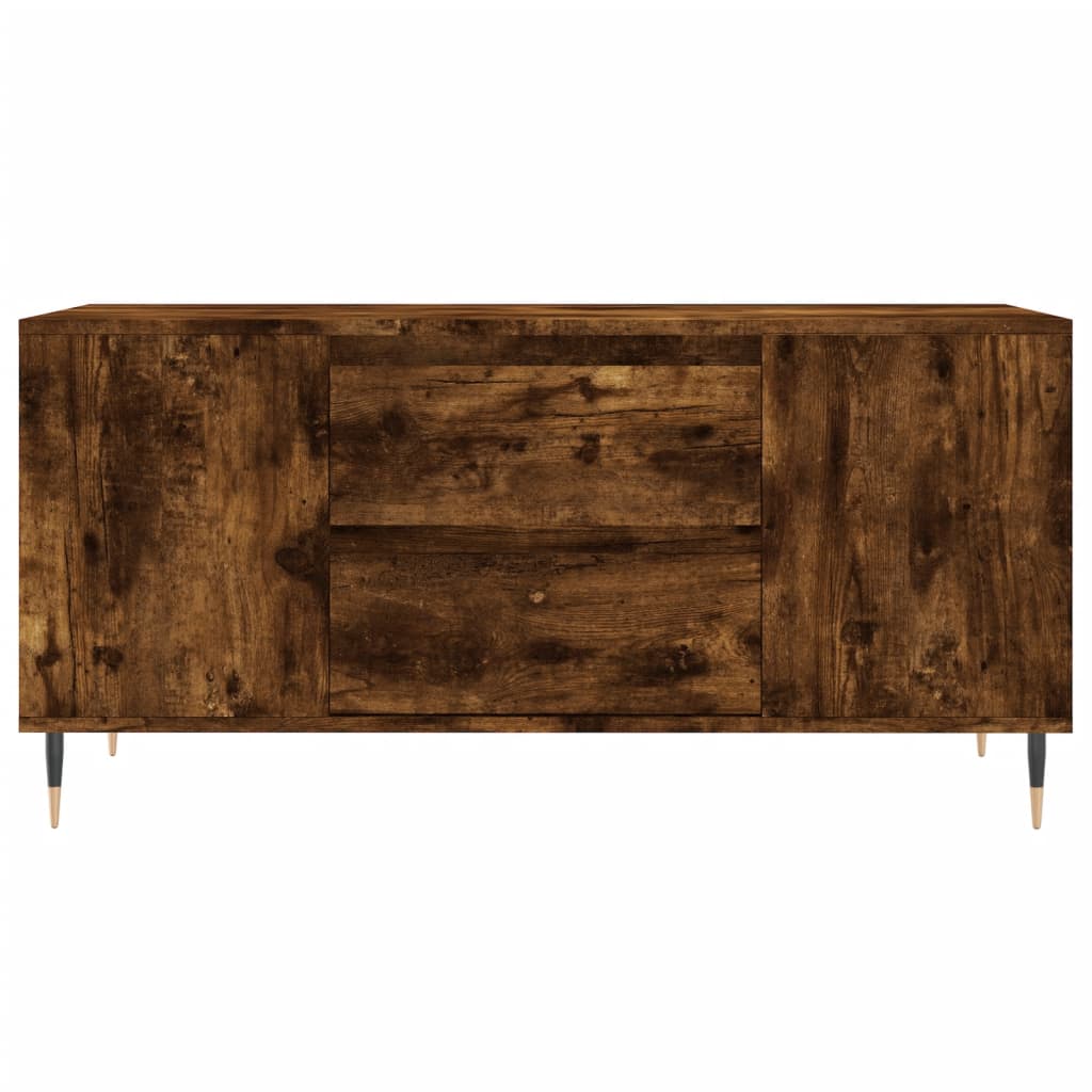 Coffee Table Smoked Oak 102x44,5x50 cm Engineered Wood