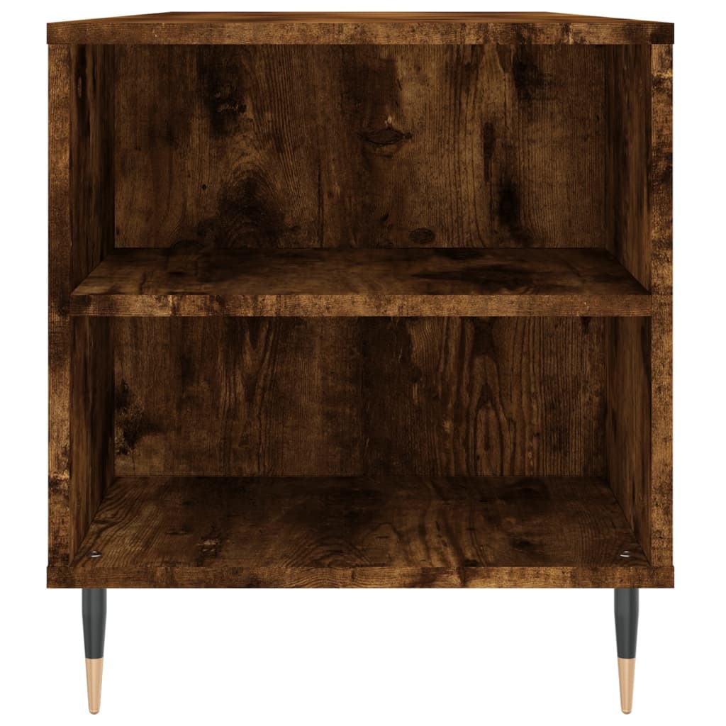 Coffee Table Smoked Oak 102x44,5x50 cm Engineered Wood