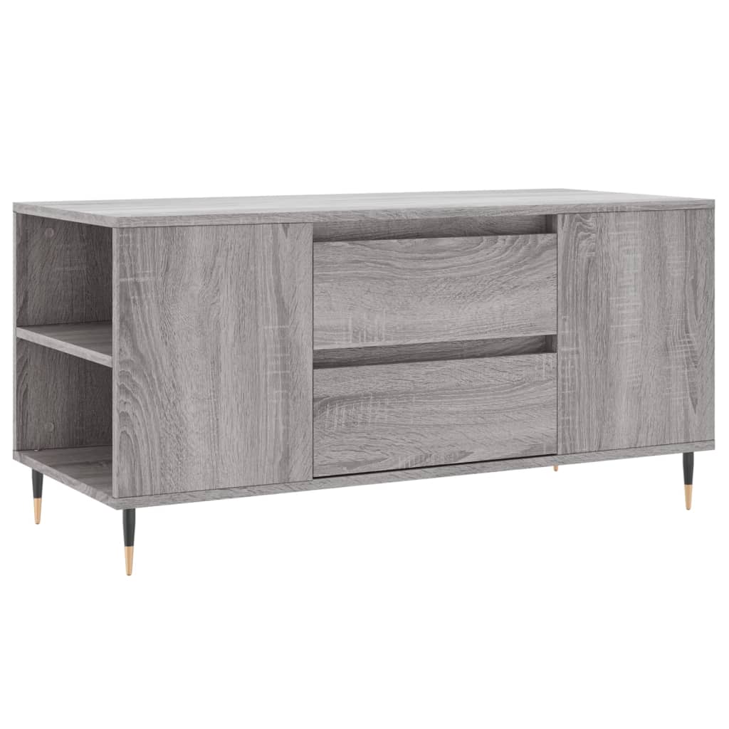 Coffee Table Grey Sonoma 102x44,5x50 cm Engineered Wood