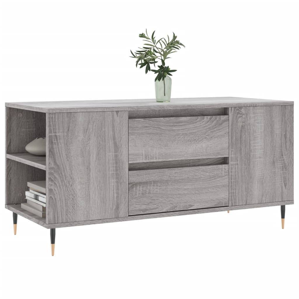 Coffee Table Grey Sonoma 102x44,5x50 cm Engineered Wood
