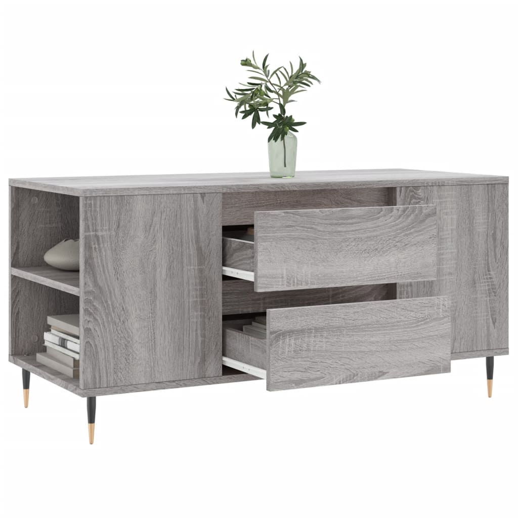 Coffee Table Grey Sonoma 102x44,5x50 cm Engineered Wood