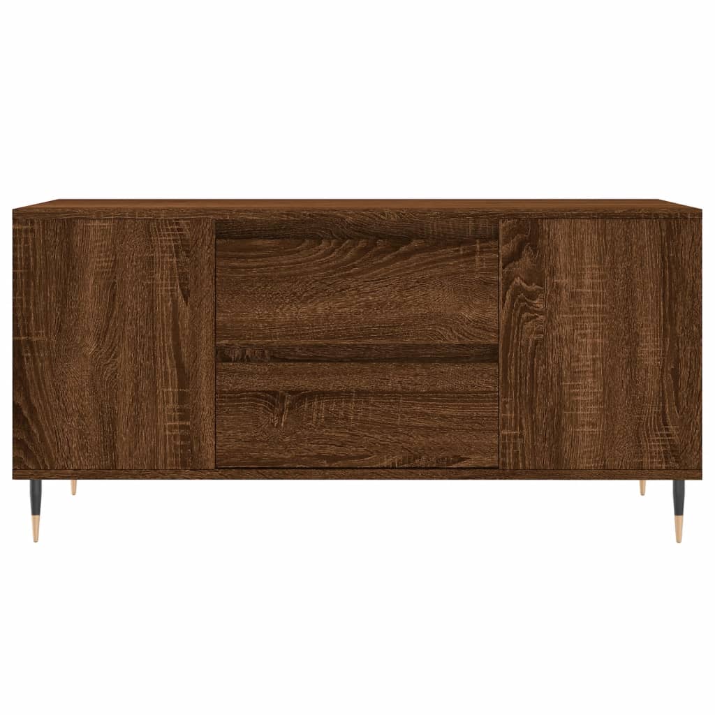 Coffee Table Brown Oak 102x44,5x50 cm Engineered Wood